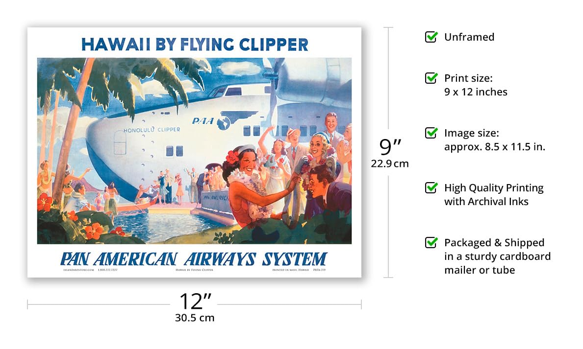 Amazon.com: Hawaii by Flying Clipper - Boeing 314 - Pan American